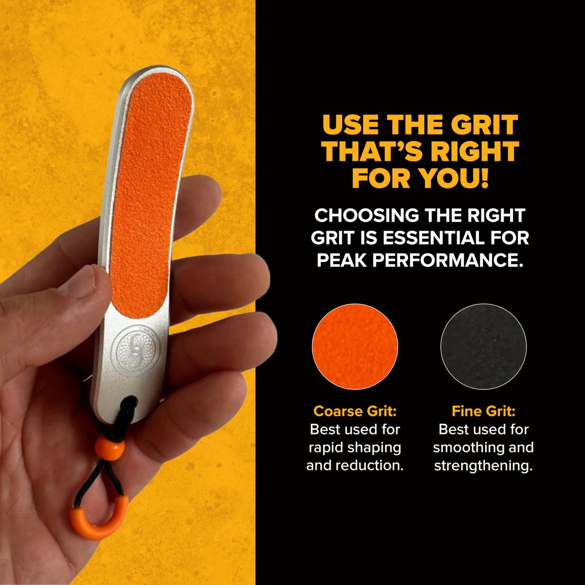 Climbskin Aluminium Skinfile - Precision Callus File for Hands and Fingers - Includes 10 Adhesive Refill Pads - Ideal for Climbing, Weightlifting, and Gymnastics Avelisse