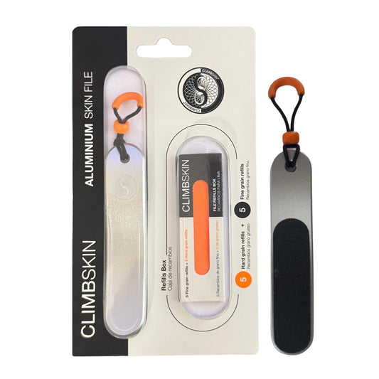 Climbskin Aluminium Skinfile - Precision Callus File for Hands and Fingers - Includes 10 Adhesive Refill Pads - Ideal for Climbing, Weightlifting, and Gymnastics Avelisse