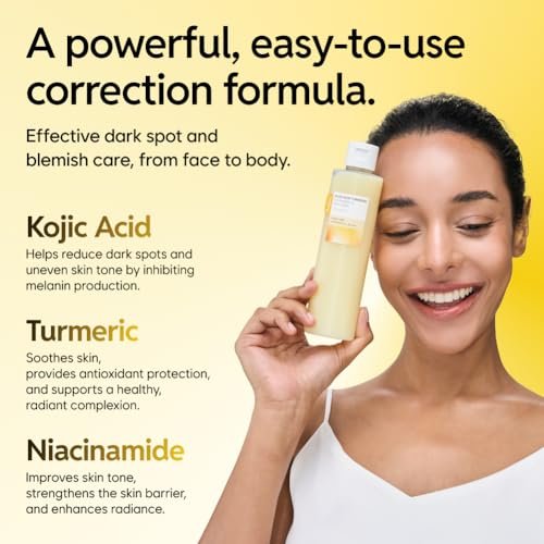 Saekdong Seoul 5% Niacinamide Milky Toner with Kojic Acid & Turmeric – Dark Spot Care, Skin Tone Improvement, Gentle Hydration for Face & Body, 200ml (6.76 fl oz) Avelisse