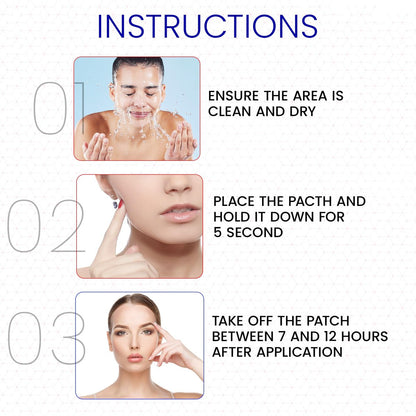 Hellados™ 450 Pimple Patches for Face – 4 Sizes Acne Patches with Tea Tree & Calendula Oil, Hydrocolloid Zit Patches & Blemish Spot Stickers