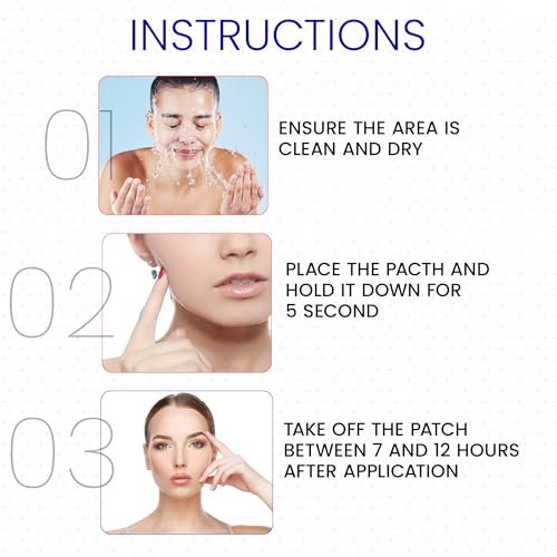 Hellados™ 450 Pimple Patches for Face – 4 Sizes Acne Patches with Tea Tree & Calendula Oil, Hydrocolloid Zit Patches & Blemish Spot Stickers - görsel 12