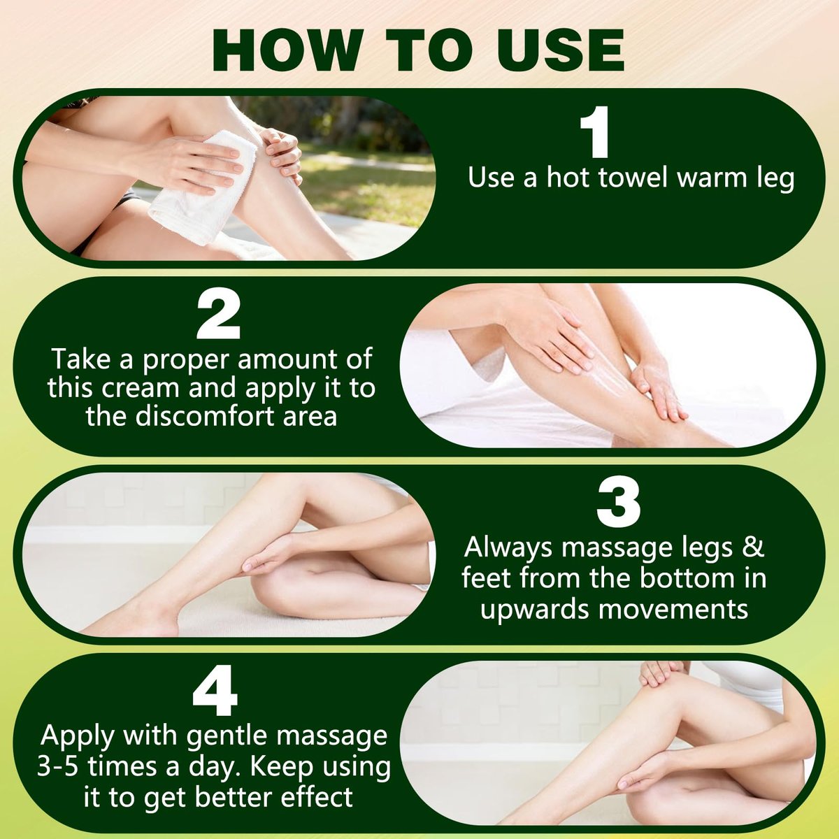 LHBMET Professional Leg Circulation Cream – Fluid Ease Leg Soothing Cream for Edema Relief, Reduce Leg Discomfort, 3.5 Fl Oz Avelisse