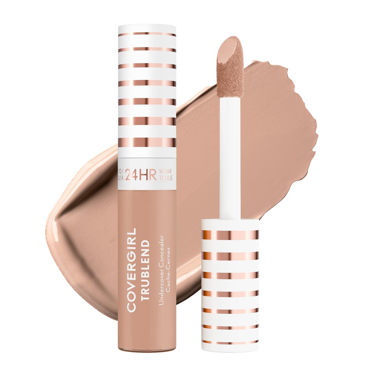 COVERGIRL TruBlend Undercover Concealer - Full Coverage, 24-Hour Wear, Matte Finish - L700 Natural Ivory Avelisse