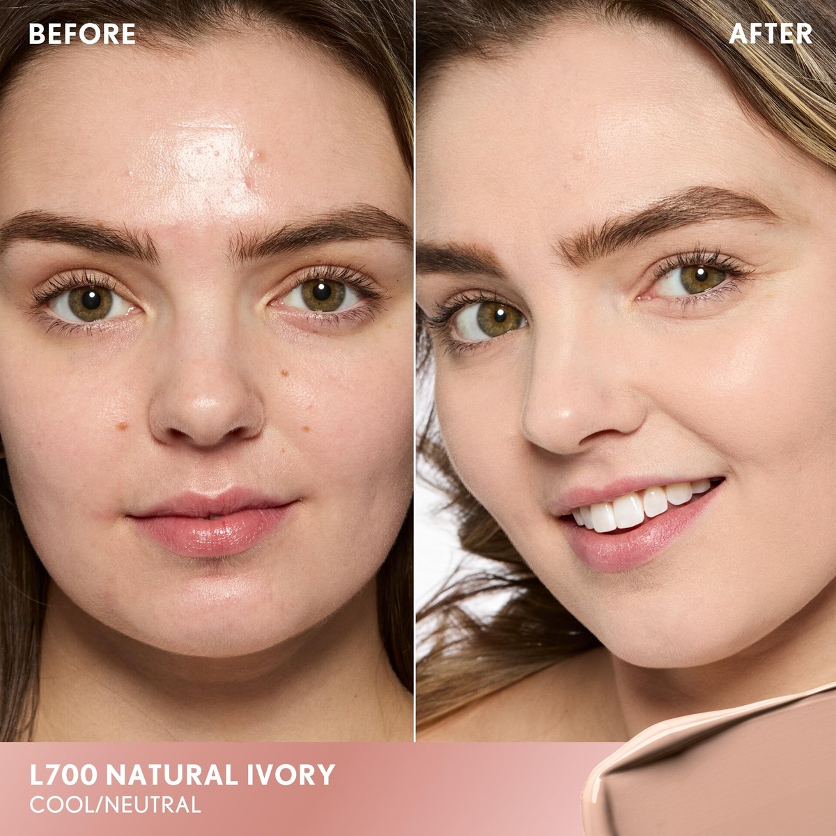 COVERGIRL TruBlend Undercover Concealer - Full Coverage, 24-Hour Wear, Matte Finish - L700 Natural Ivory Avelisse