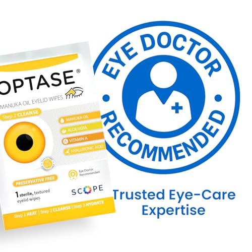 Optase Manuka Oil Eyelid Wipes – 30 Count, Preservative-Free Daily Eyelid Cleansing Wipes for Hygiene and Comfort - görsel 14