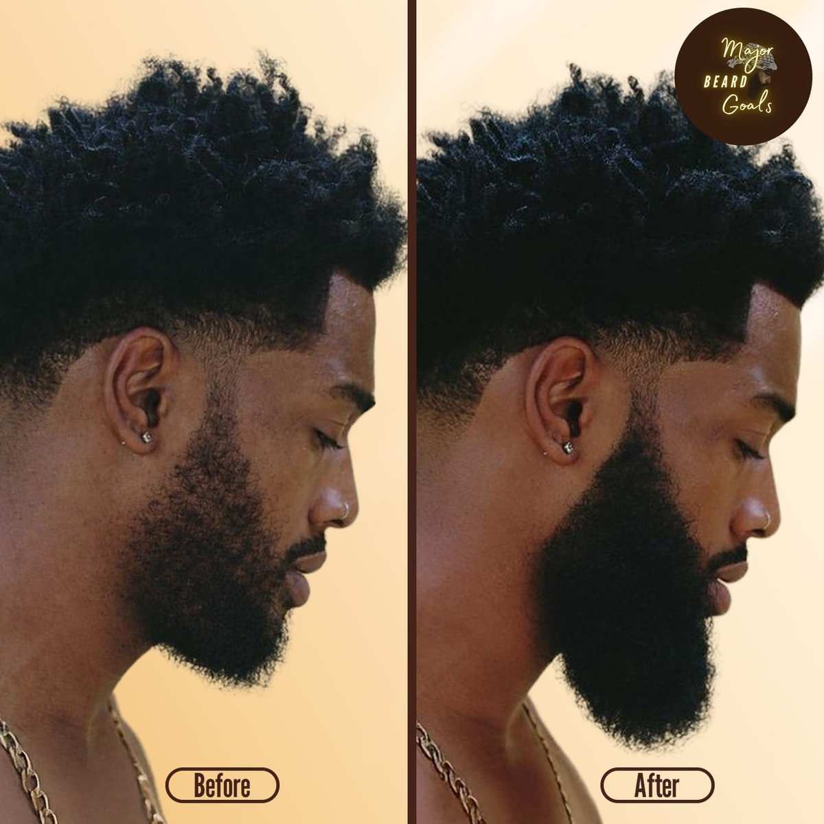 Major Beard Goals 2-in-1 Beard Wash & Conditioner for Men – Gentle Beard Shampoo & Conditioner for Soft, Hydrated, Nourished Facial Hair – Natural Ingredients – 7 oz Avelisse