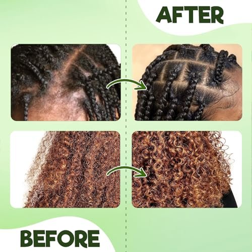 Rose Water Hair Loc Spray Refreshing for Locs – Hydrating Scalp Moisturizer with Dreadlock Brush, Wide Tooth Comb & Rosemary Oil Set for Hair Growth Avelisse