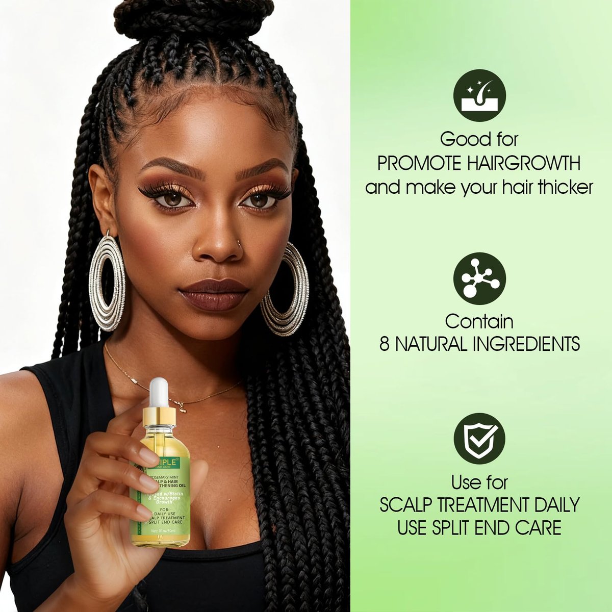 Rose Water Hair Loc Spray Refreshing for Locs – Hydrating Scalp Moisturizer with Dreadlock Brush, Wide Tooth Comb & Rosemary Oil Set for Hair Growth Avelisse