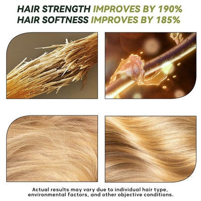 CLEANFULL Hydrate Soft Conditioner for Dry Damaged Hair - Botanical Bonding Repair Treatment, Nourishes Hair Mask for Color Treated Brittle Hair, Strengthens & Adds Shine (8.8 fl oz) Avelisse