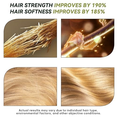 CLEANFULL Hydrate Soft Conditioner for Dry Damaged Hair - Botanical Bonding Repair Treatment, Nourishes Hair Mask for Color Treated Brittle Hair, Strengthens & Adds Shine (8.8 fl oz) Avelisse