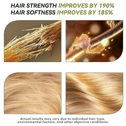 CLEANFULL Hydrate Soft Conditioner for Dry Damaged Hair - Botanical Bonding Repair Treatment, Nourishes Hair Mask for Color Treated Brittle Hair, Strengthens & Adds Shine (8.8 fl oz) Avelisse
