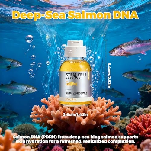 Salmon DNA Ampoule with PDRN & Niacinamide – Deep Hydration & Radiance Serum, 1 fl oz (30ml) Avelisse