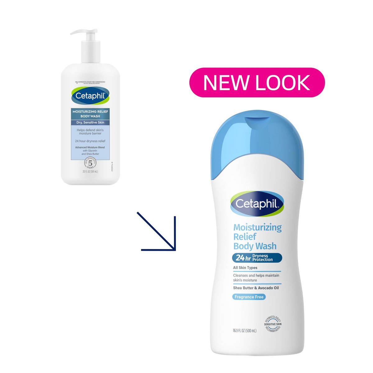 Cetaphil Moisturizing Body Wash 16.9 fl oz - Hydrating Gentle Cleanser for Sensitive & Dry Skin - görsel 4