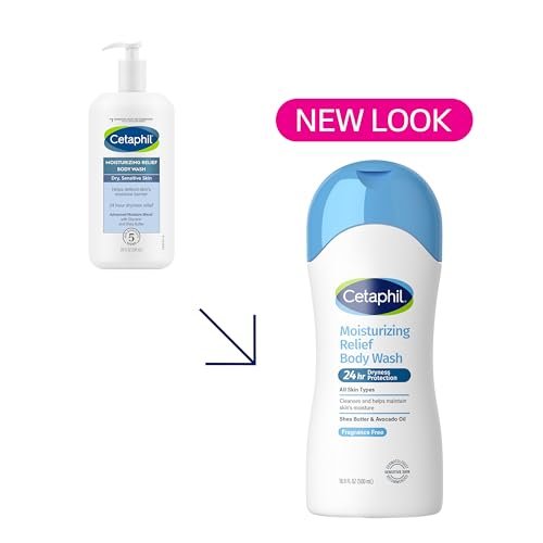 Cetaphil Moisturizing Body Wash 16.9 fl oz - Hydrating Gentle Cleanser for Sensitive & Dry Skin - görsel 3