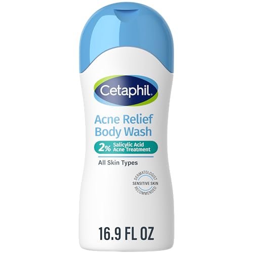 Cetaphil Acne Relief Body Wash - 16.9 fl oz | Salicylic Acid Body Wash for Sensitive, Acne-Prone Skin - görsel 2
