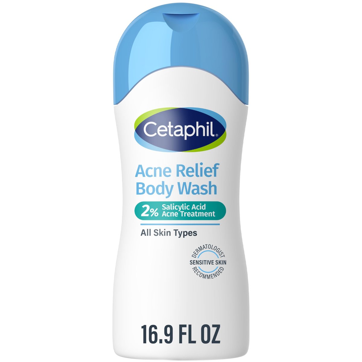Cetaphil Acne Relief Body Wash - 16.9 fl oz | Salicylic Acid Body Wash for Sensitive, Acne-Prone Skin - görsel 1