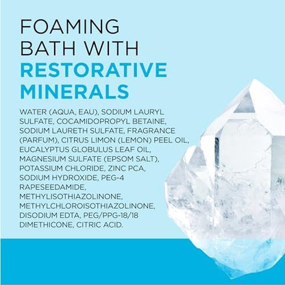 Dr Teal's Foaming Bath with Pure Epsom Salt, Restorative Minerals with Magnesium, Potassium, Zinc & Essential Oils, 62.5 fl oz