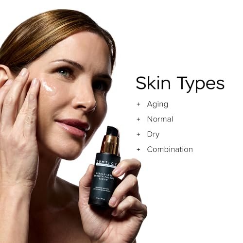DRMTLGY Needle-less Growth Factor Serum for Face – Multi-Peptide & Hyaluronic Acid Firming and Lifting Serum, Skin Barrier Support & Wrinkle Care, 1 Fl Oz Avelisse