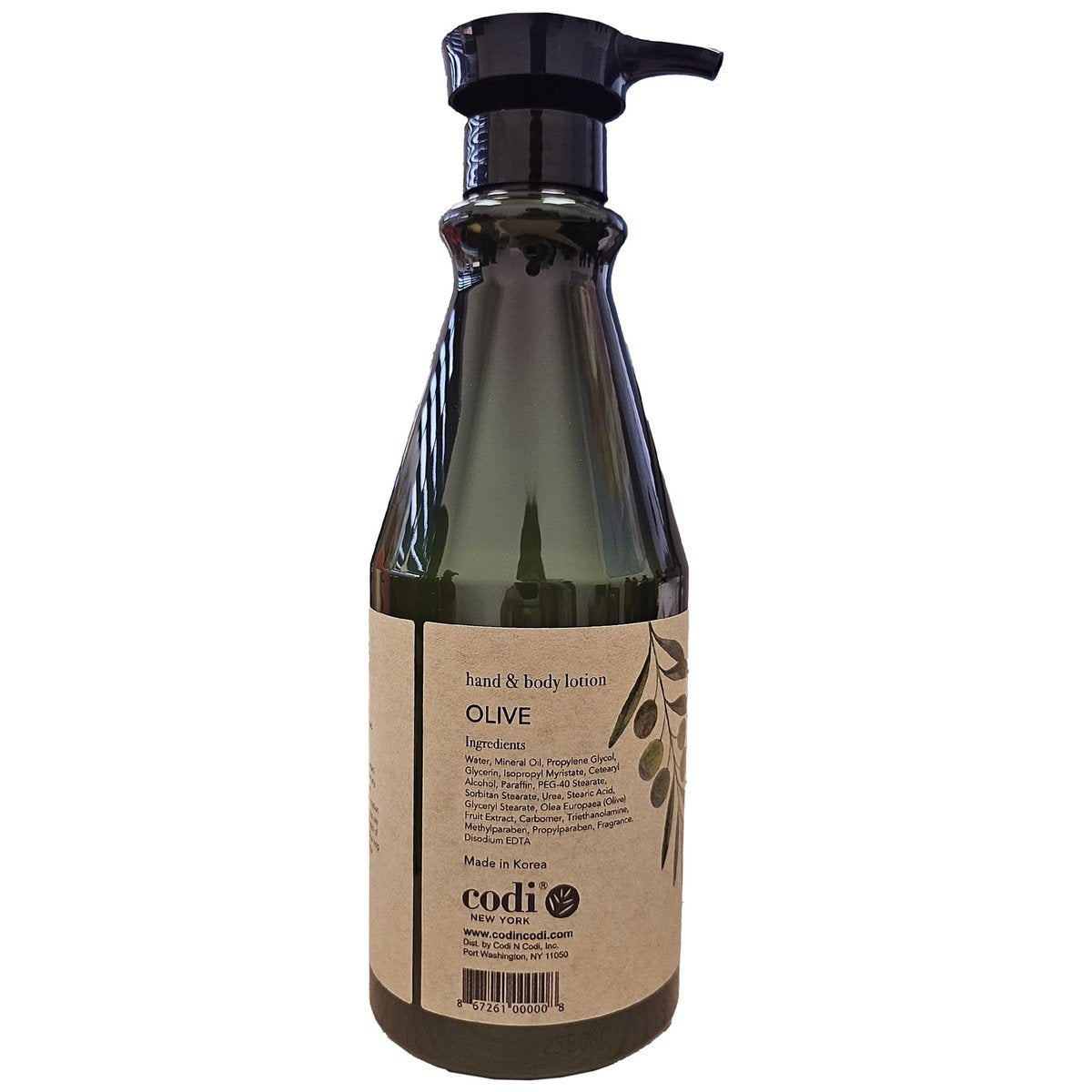 CodiNCodi Hand & Body Lotion – Olive 750 ml Bottle and 2 Tubes – Professional Size Moisturizer with Natural Extracts – Hydrating, Non-Greasy Formula for All Skin Types Avelisse