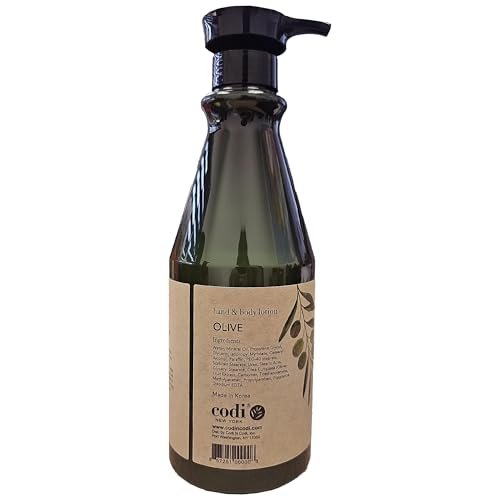 CodiNCodi Hand & Body Lotion – Olive 750 ml Bottle and 2 Tubes – Professional Size Moisturizer with Natural Extracts – Hydrating, Non-Greasy Formula for All Skin Types Avelisse