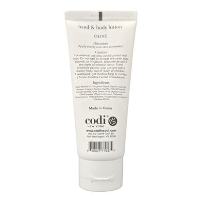 CodiNCodi Hand & Body Lotion – Olive 750 ml Bottle and 2 Tubes – Professional Size Moisturizer with Natural Extracts – Hydrating, Non-Greasy Formula for All Skin Types Avelisse