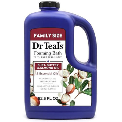 Dr Teal's Foaming Bath with Pure Epsom Salt, Shea Butter & Almond Oil, 62.5 fl oz Avelisse