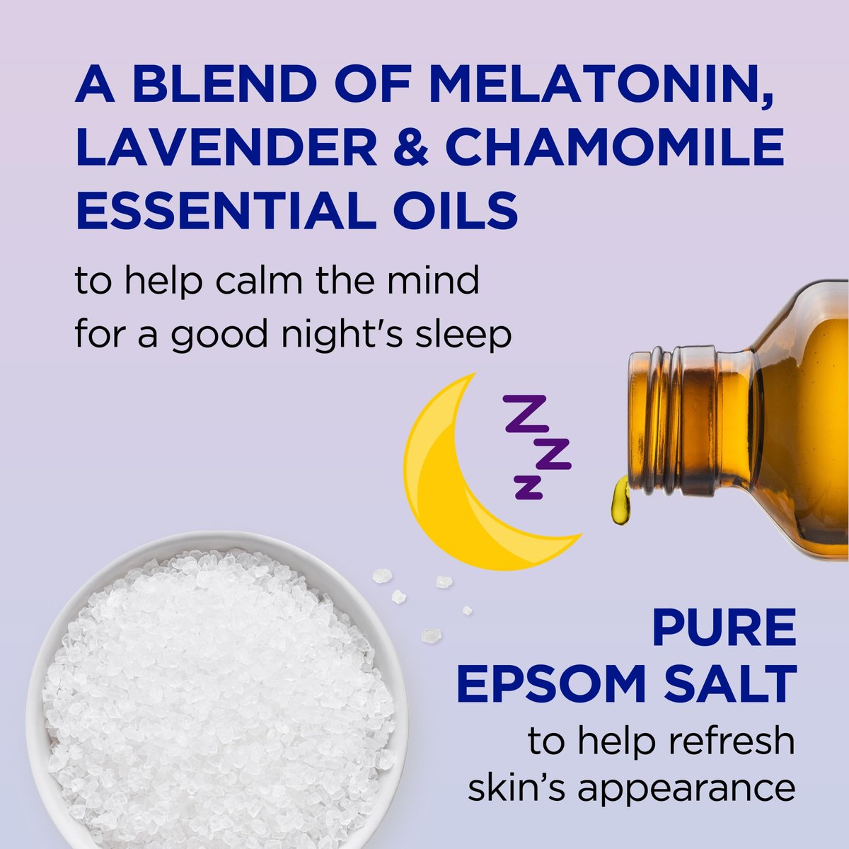 Dr Teal's Foaming Bath with Pure Epsom Salt, Sleep Blend with Melatonin, Lavender & Chamomile Essential Oils, 62.5 fl oz Avelisse