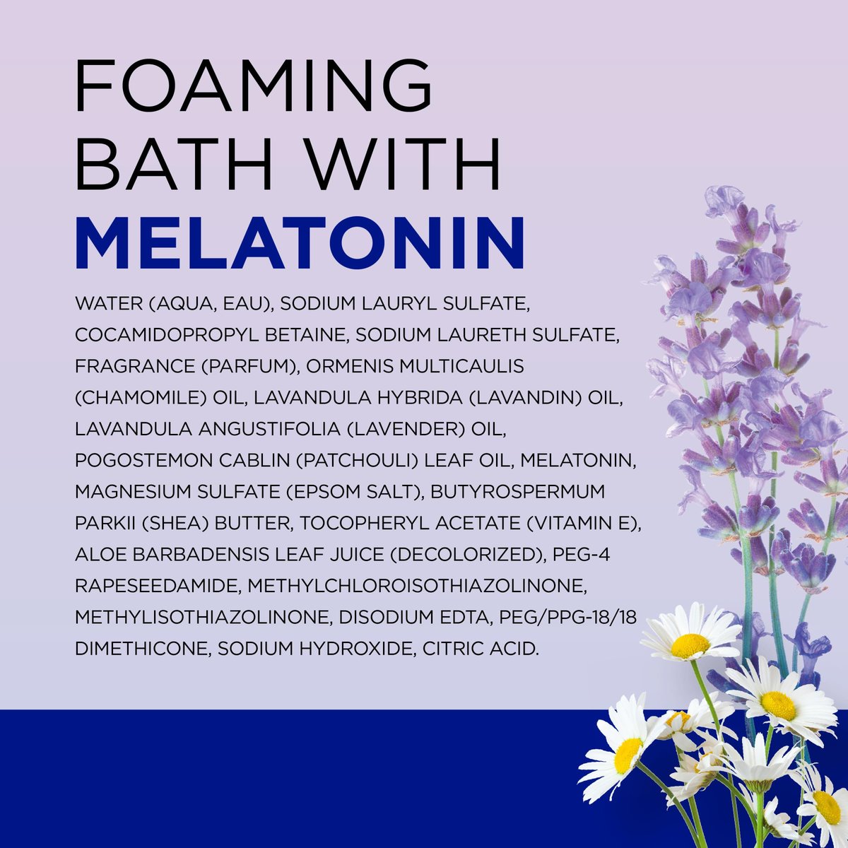 Dr Teal's Foaming Bath with Pure Epsom Salt, Sleep Blend with Melatonin, Lavender & Chamomile Essential Oils, 62.5 fl oz Avelisse