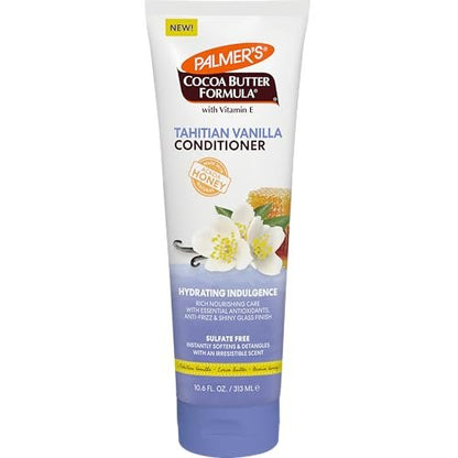 Palmer's Cocoa Butter Formula Tahitian Vanilla Hair Conditioner - Hydrating & Moisturizing Detangler with Vitamin E & Acacia Honey for Shine, Smoothness & Frizz Control, All Hair Types (10.6 Fl Oz)