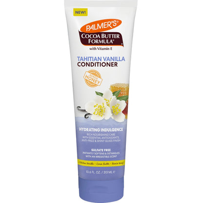 Palmer's Cocoa Butter Formula Tahitian Vanilla Hair Conditioner - Hydrating & Moisturizing Detangler with Vitamin E & Acacia Honey for Shine, Smoothness & Frizz Control, All Hair Types (10.6 Fl Oz)