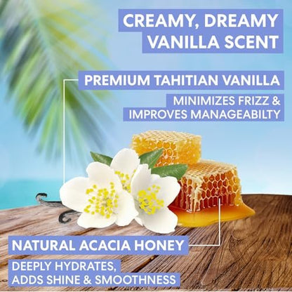 Palmer's Cocoa Butter Formula Tahitian Vanilla Hair Shampoo – Hydrating & Moisturizing Shampoo with Vitamin E & Acacia Honey for Shine, Smoothness & Frizz Control – 10.6 Fl Oz