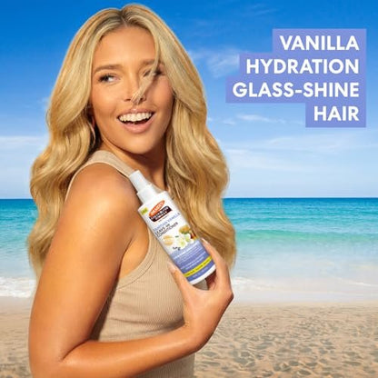 Palmer's Cocoa Butter Formula Tahitian Vanilla Leave In Conditioner Spray - 8.5 Fl Oz - Hydrating Hair Detangler with Acacia Honey & Vitamin E