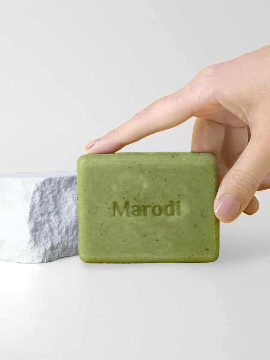 Marodi Body Scrub Bar Soap - Korean Exfoliating Body Wash Bar with Green Tea & Centella Extract, 7 Oz (200g), Subtle Fruity Citrus Scent, Deep Cleaning, Moisturizing & Refreshing, Sunrise Mist - görsel 17