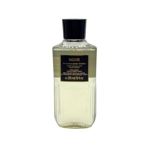 Bath & Body Works Bourbon, Noir, Ocean Men's Collection 3-in-1 Hair, Face & Body Wash Gift Set (3 x 10 fl oz) Avelisse