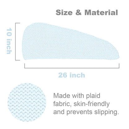 Kldnkig Microfiber Hair Towel for Women, 3 Pack | Drying Wrap for Curly Hair, Anti-Frizz Hair Care Accessory, Ideal Christmas Stocking Stuffer