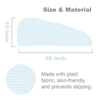 Kldnkig Microfiber Hair Towel for Women, 3 Pack | Drying Wrap for Curly Hair, Anti-Frizz Hair Care Accessory, Ideal Christmas Stocking Stuffer