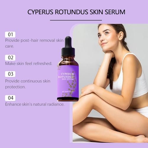 LOYOTICE 3-Pack Cyperus Rotundus Skin Serum – Natural Oil for Hair Removal, Moisturizing & Soothing Body Oil, Balances Skin Tone, Reduces Body Hair Avelisse