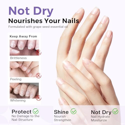 Glamonade Acetone Nail Polish Remover 6.34 Fl Oz – Grape Scent Gel Polish Remover with Easy Push-Down Pump for Regular Nail Polish, Gel, Nail Tips, Glitter Polish - görsel 10