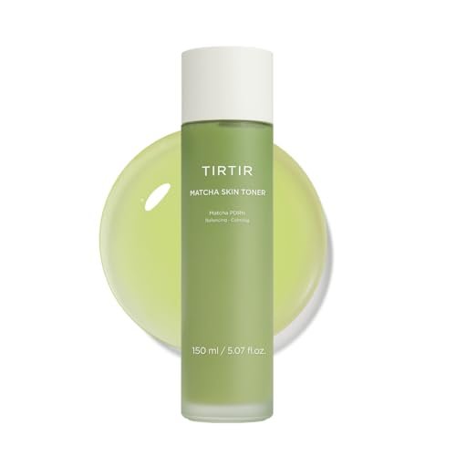 TIRTIR Matcha PDRN Skin Toner 5.07 Fl Oz | Hydrating Korean Daily Anti-Redness Soothing Facial Toner for Sensitive Skin Avelisse