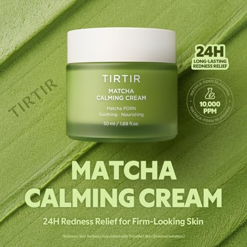 TIRTIR Matcha PDRN Calming Cream – 24H Hydrating Korean Moisturizer for Sensitive Skin, 1.69 Fl Oz Avelisse