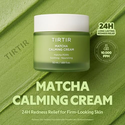 TIRTIR Matcha PDRN Calming Cream – 24H Hydrating Korean Moisturizer for Sensitive Skin, 1.69 Fl Oz Avelisse