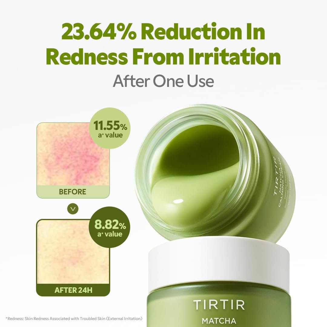TIRTIR Matcha PDRN Calming Cream – 24H Hydrating Korean Moisturizer for Sensitive Skin, 1.69 Fl Oz Avelisse
