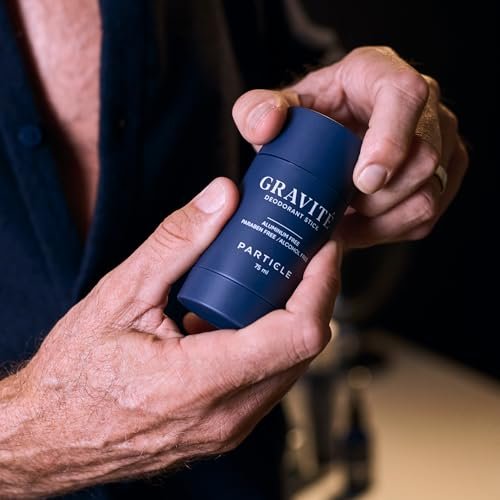 Gravité Deodorant for Men – Aluminum & Paraben Free, Fresh & Invigorating Scent with Bergamot, Grapefruit, Rosemary, Cashmere Wood & Vetiver – Long-Lasting Natural Deodorant 75ml Avelisse
