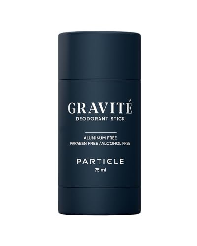 Gravité Deodorant for Men – Aluminum & Paraben Free, Fresh & Invigorating Scent with Bergamot, Grapefruit, Rosemary, Cashmere Wood & Vetiver – Long-Lasting Natural Deodorant 75ml Avelisse