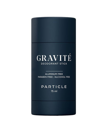 Gravité Deodorant for Men – Aluminum & Paraben Free, Fresh & Invigorating Scent with Bergamot, Grapefruit, Rosemary, Cashmere Wood & Vetiver – Long-Lasting Natural Deodorant 75ml Avelisse