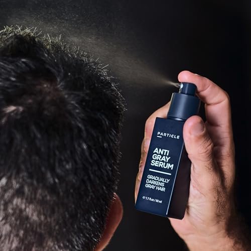 Particle Anti-Gray Serum for Men – Natural Gray Reduction for Hair & Beard with Silverfree™, Vitamin A, Melitane & Allantoin – Peroxide & Ammonia Free Avelisse