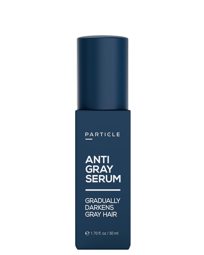 Particle Anti-Gray Serum for Men – Natural Gray Reduction for Hair & Beard with Silverfree™, Vitamin A, Melitane & Allantoin – Peroxide & Ammonia Free Avelisse