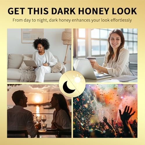 HJXUQIME Hydrating Honey Lipstick 2-Pack – Sheer Tinted Lip Balm with Natural Black Cherry Tint for All Skin Tones (Black + Pink) - görsel 16