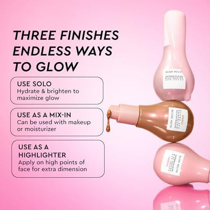 Glow Recipe Dew & Hues Must-Haves Limited Edition Travel Size Gift Set - Niacinamide Dew Drops, Hue Drops Sun Glow & Rosy Glow (15ml Trio) Avelisse