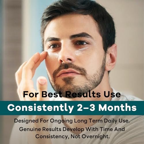 6-in-1 Face Cream for Men: Hydrating Water Based Moisturizer with Retinol, Collagen, Sodium Hyaluronate - Anti Aging Day and Night Cream (1.7 Fl Oz) Avelisse